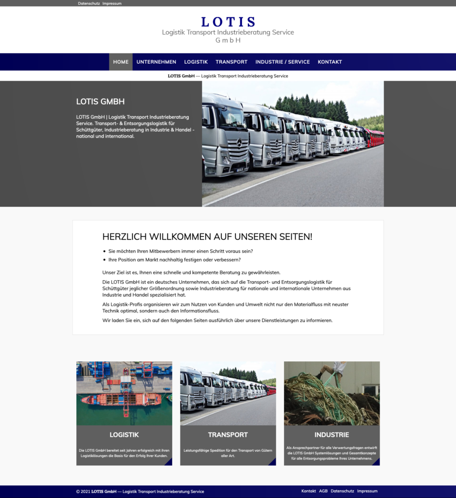 LOTIS GmbH Logistik Transport Industrieberatung Service