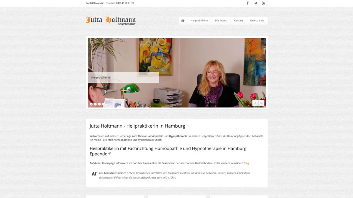 Heilpraktikerin Hamburg Jutta Holtmann